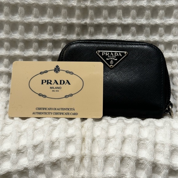 PRADA Zip Around Card Holder w/ Original Prada Card - Picture 3 of 11